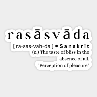 Rasāsvāda Sticker